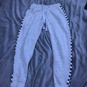 Women’s side checkered sweatpants